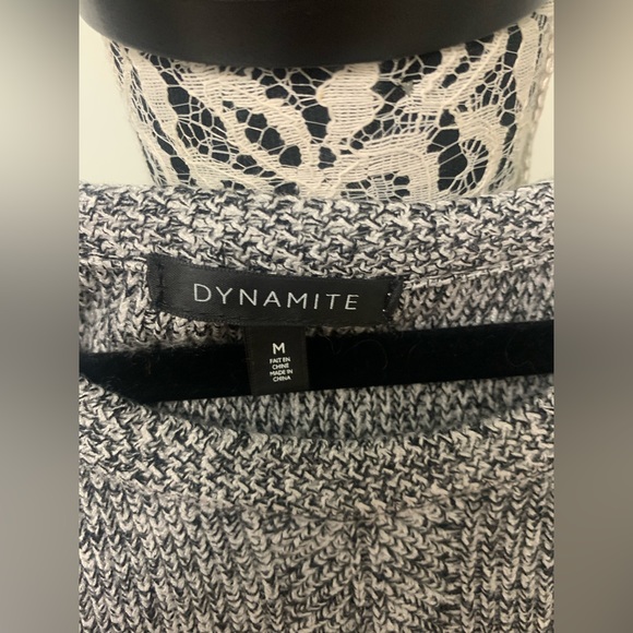 Dynamite womens grey tank sweater with side slits - Picture 2 of 4